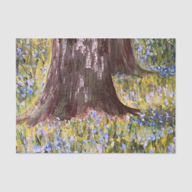 Papier Mousseline Bluebell Woods   (Recto)