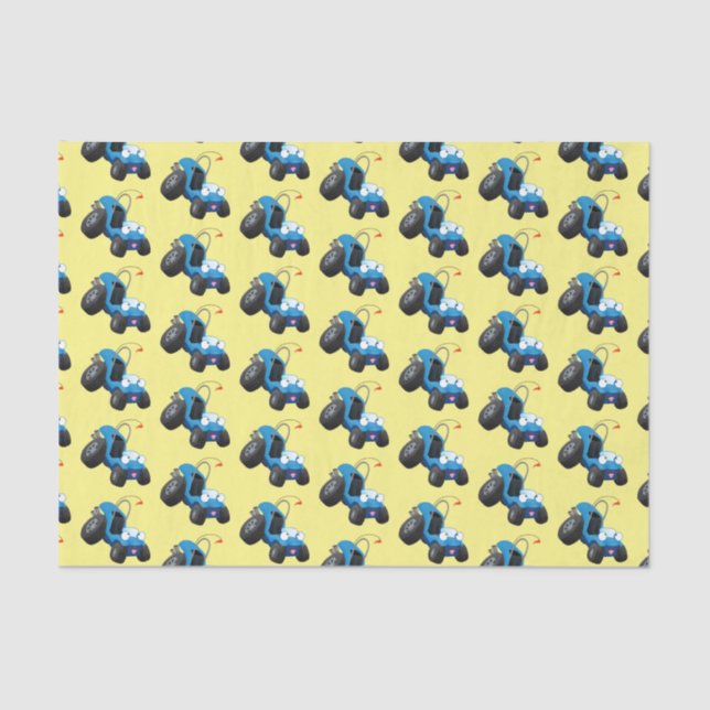 Papier Mousseline Boggy dune mignonne hors route (Recto)