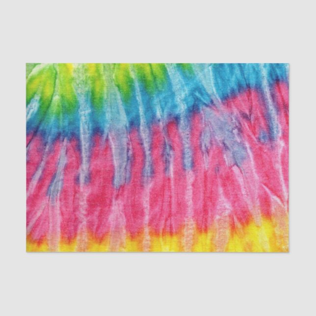 Papier Mousseline Boho hippie teignent en nouant (Recto)
