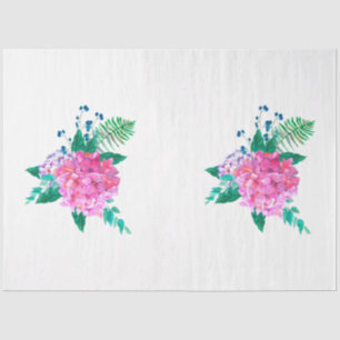 Papier Mousseline Boho Skull and Flowers Series Design 11