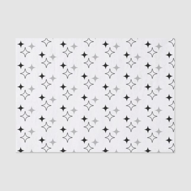 Papier Mousseline Boho Sparkle Motif (Recto)