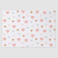 Boho Valentine's Day pastel amour coeur Envelopper