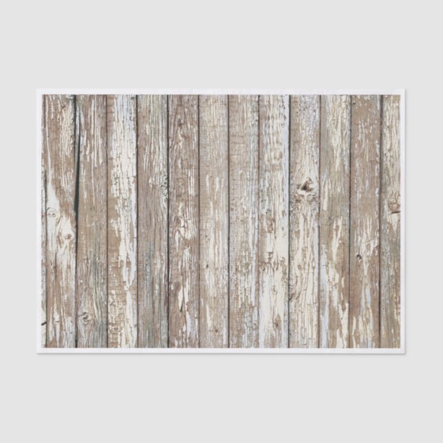 Papier Mousseline Bois patiné de grange (Recto)