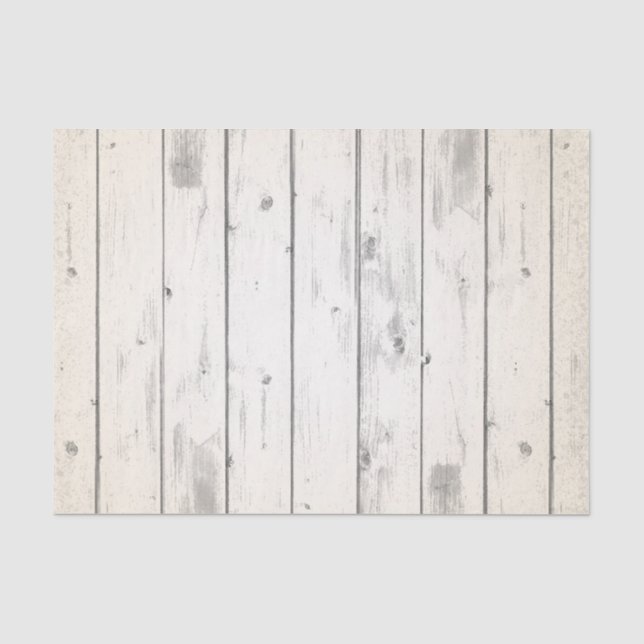 Papier Mousseline Bois rustique Chic Chic Barres Patinées (Recto)