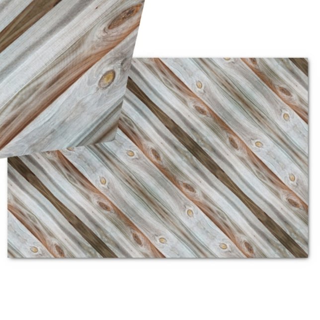 Papier Mousseline Bois vieilli rustique Brown et gris (Créateur téléchargé)