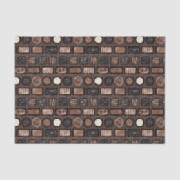 Papier Mousseline Boîte de papier de tissus de chocolat