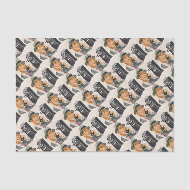 Papier Mousseline Bonjour, Mabel ? C'est Tony. (Recto)