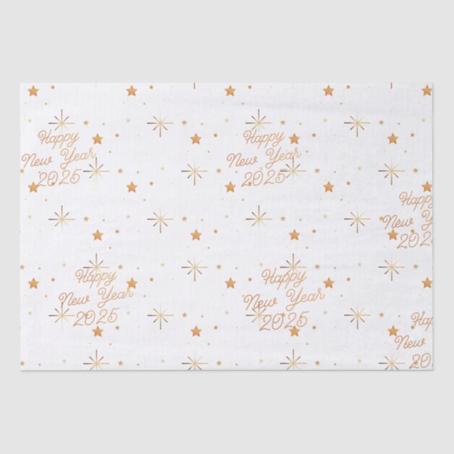 Papier Mousseline Bonne année (Recto)
