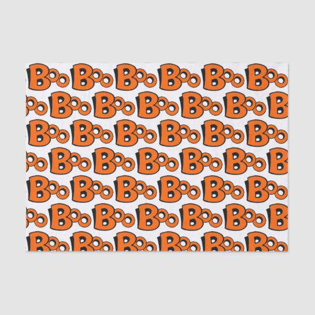 Papier Mousseline Boo Motif (Recto)