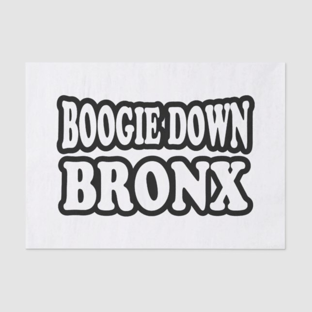 Papier Mousseline Boogie Down Bronx, NYC (Recto)