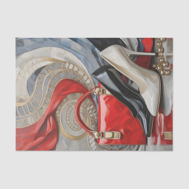 Papier Mousseline Boss Lady on Point, Femme moderne (Recto)