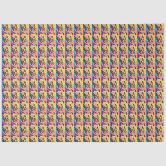 Papier Mousseline Boston Terrier (Recto)