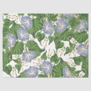 Papier Mousseline Botanique Morning Glory Floral Tissue Paper