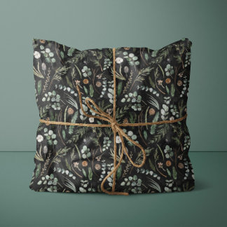 Papier Mousseline Botanique noire élégante décoration familiale mode