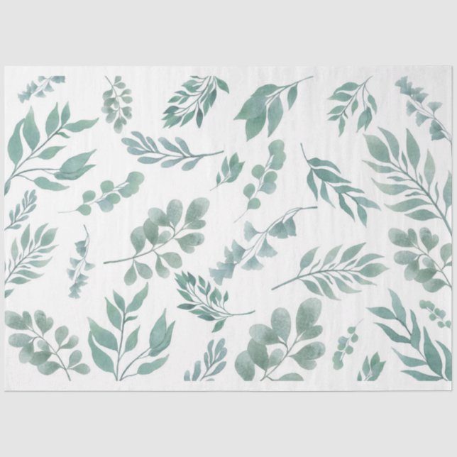 Papier Mousseline Botaniques flottants (Recto)