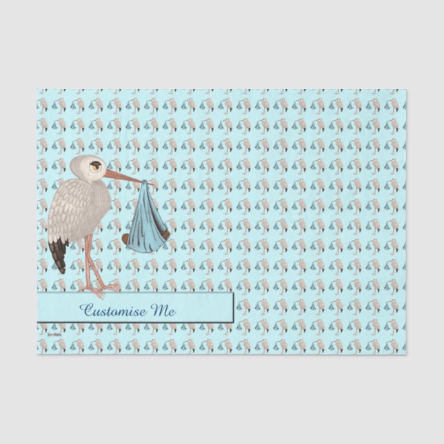Papier Mousseline Bouche classique (bleu) 2 (Recto)