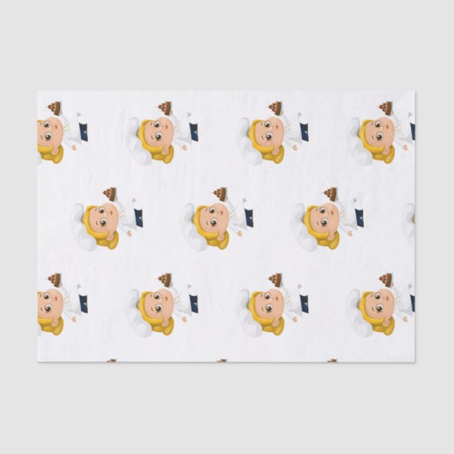 Papier Mousseline Boulangerie en papier de tissus Cupcakes (Recto)