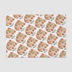 Papier Mousseline Boulangerie italienne Focaccia Huile d'olive Pain
