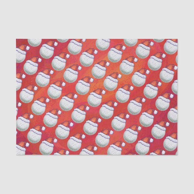 Papier Mousseline Boule de golf dans le motif de casquette de Père (Recto)