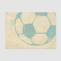Boule de soccer bleu Pastel par Chariklia Zarris