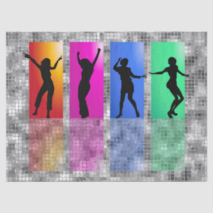 Papier Mousseline Boule Disco Danse Hip hop