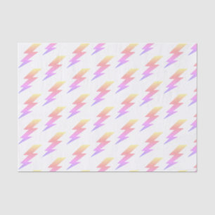 Papier Mousseline Boulon de foudre d'arc-en-ciel