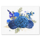 Bouquet d'aquarelle Royal Blue Floral