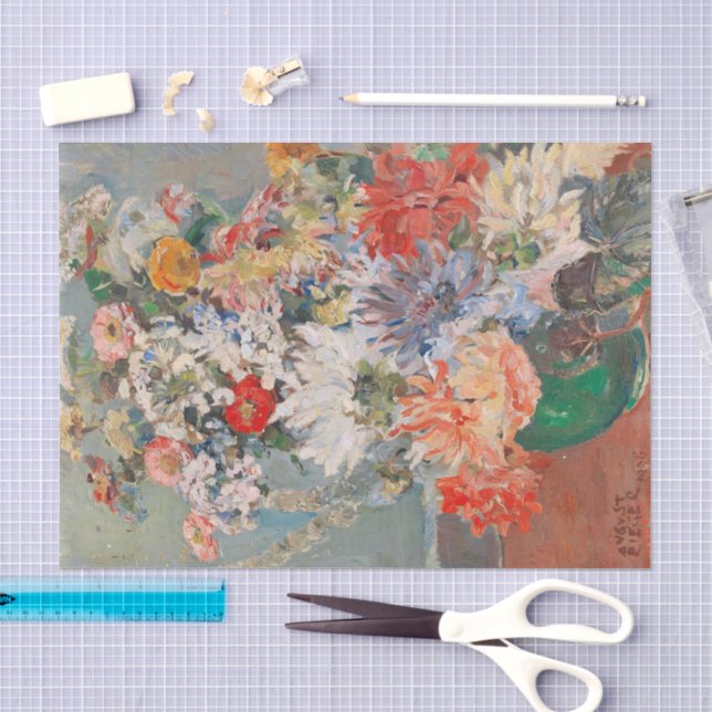 Papier Mousseline Bouquet de fleurs d'été | August Rieger (Artisanat)