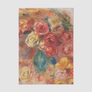 Papier Mousseline Bouquet de fleurs par Renoir