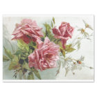 Bouquet rose vintage de roses