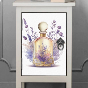 Papier Mousseline Bouteille de parfum et superbe pulvérisateur de fl
