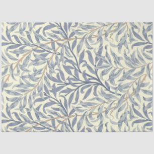 Papier Mousseline Bouton bleu saule (par William Morris)
