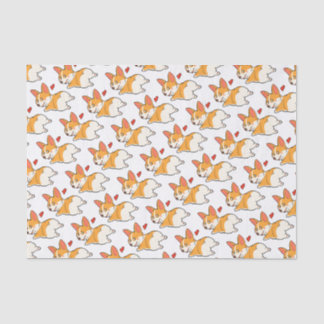 Papier Mousseline Bouts de corgi