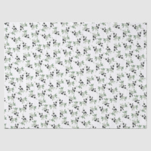 Papier Mousseline Branche d'olivier botanique simple à motif décorat