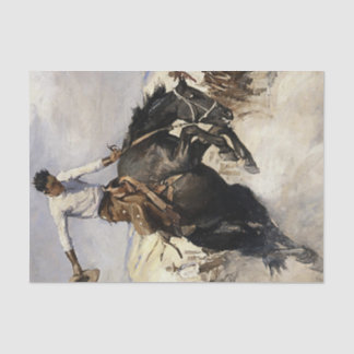Papier Mousseline « Breezy Riding » Art occidental par WHD Koerner