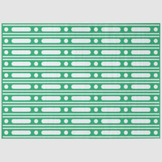 Papier Mousseline Bright Green Dots Border Decoupage Paper