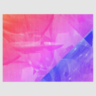 Papier Mousseline Bright pink red blue abstract beautiful design