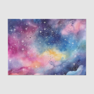 Papier Mousseline Bright Starry Night Decoupage Crafting