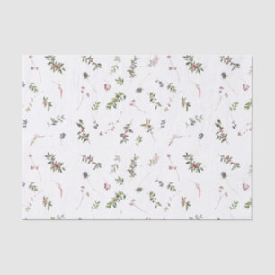 Papier Mousseline Brise d'hiver simple et chaude aquarelle Noël
