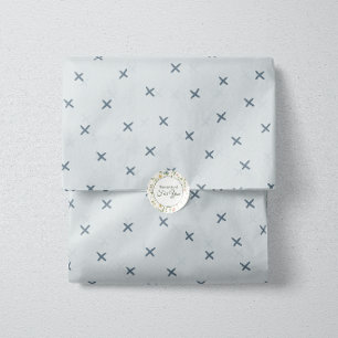 Papier Mousseline Broderie au Point de Croix Dessinée à la Main Mini