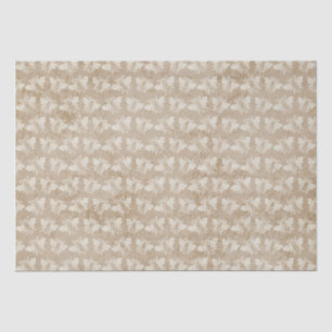 Papier Mousseline Brown Vintage Rustic Bumble Bee Motif