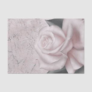 Papier Mousseline Brun blanc Rose Glam Fête des mariées moderne en m