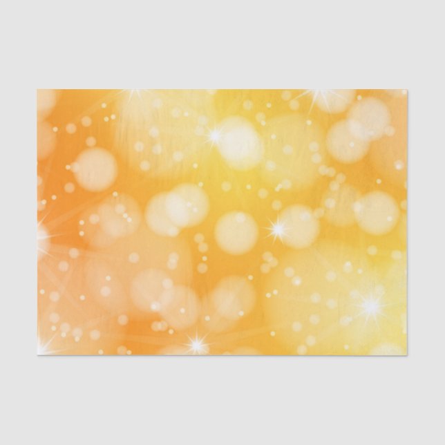 Papier Mousseline Bulles solaires floues motif (Recto)