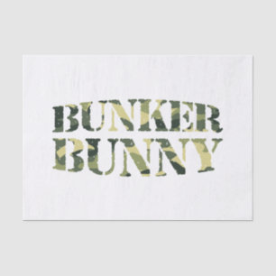 PAPIER MOUSSELINE BUNKER BUNNY CAMO / CAMOUFLAGE