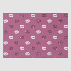 Papier Mousseline Burgundy rose Parties scintillant rouge blanc Bais