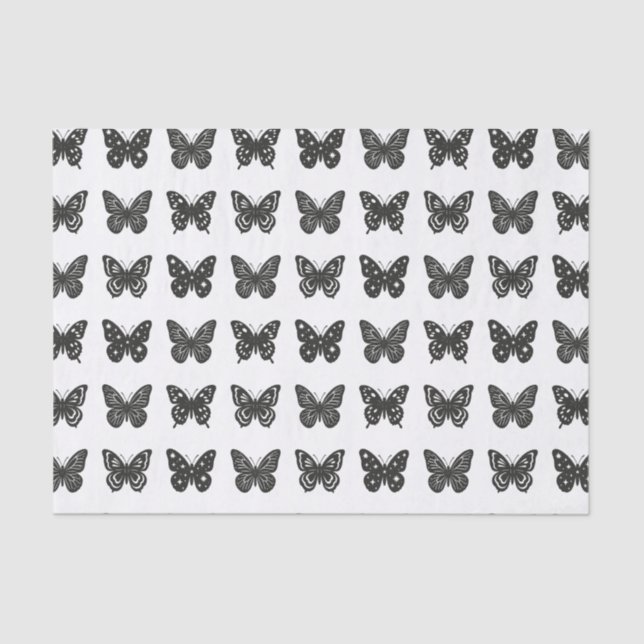 Papier Mousseline Butterflies (Recto)