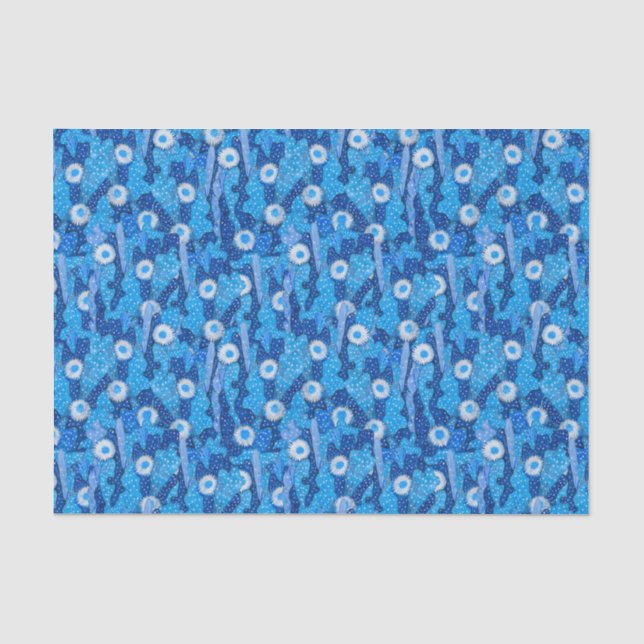 Papier Mousseline Cactus Camo Cactus Fleur Succulente Motif Floral (Recto)
