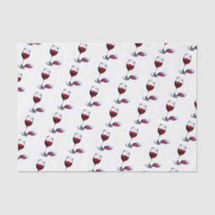 Papier Mousseline Cadeau de l'amateur de vin rouge