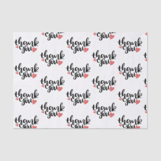 Papier Mousseline Cadeau d'expédition pour petites entreprises Merci