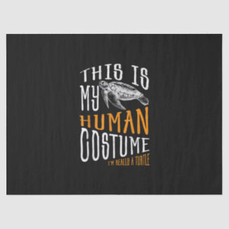 Papier Mousseline Cadeau Halloween Ceci Est Mon Costume Humain